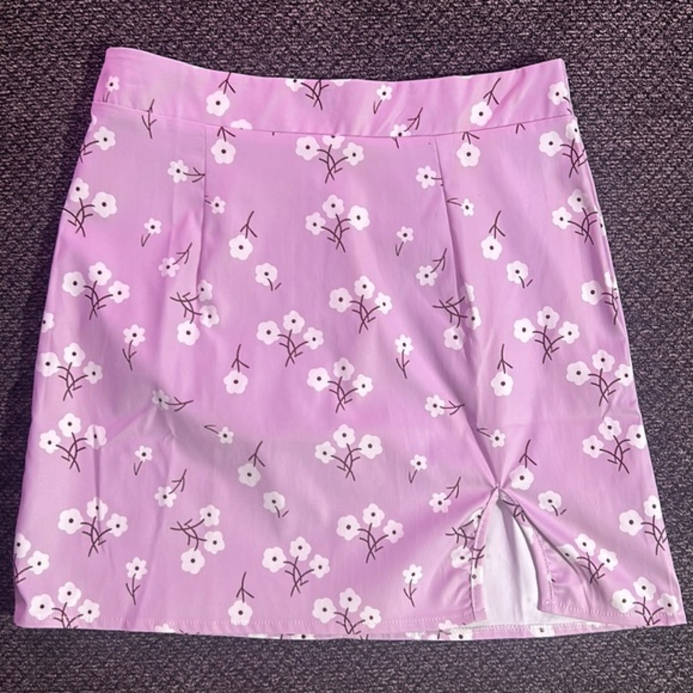 Ditsy floral skirt